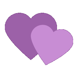 preloading icon, 2 hearts pulsing